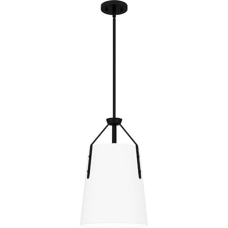 Quoizel Piccolo Pendant Mid Pendant 1 Light Matte Black QPP6192MBK